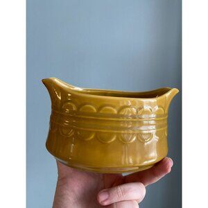 Homer Laughlin Granada Coventry Castilian Golden Harvest Gravy Sauce Boat Vintag